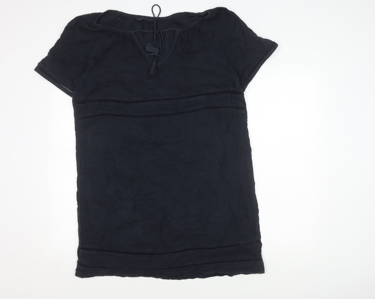 Marks and Spencer Women's Blue Cotton Dress Size 14