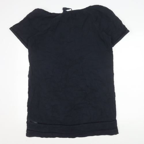 Marks and Spencer Women's Blue Cotton Dress Size 14