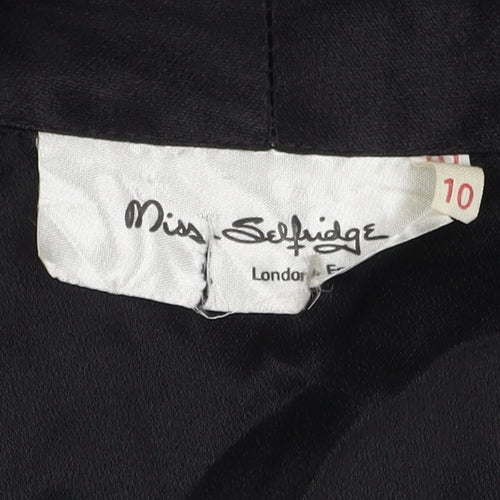 Miss Selfridge Women's Size 10 Black Suit Jacket