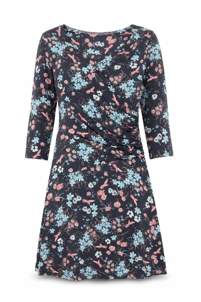 Front view of Joe Browns Women's Floral Dress, size 10, Multicoloured