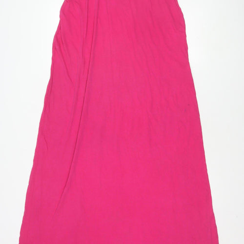 H&M Women’s Pink Halter Dress Size 12 Summer Casual
