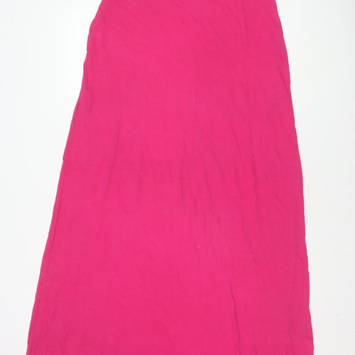 H&M Women’s Pink Halter Dress Size 12 Summer Casual