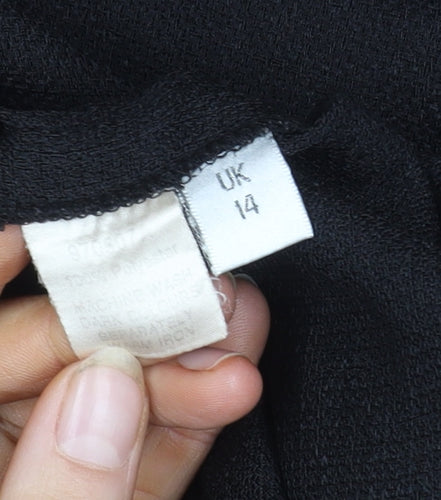 Viyella Women's Black Shirt Dress Size 14