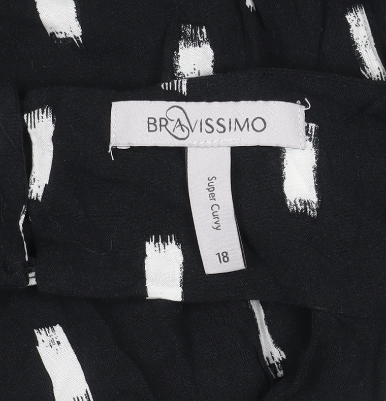 Bravissimo Women's Black Sleeveless Dress Size 18