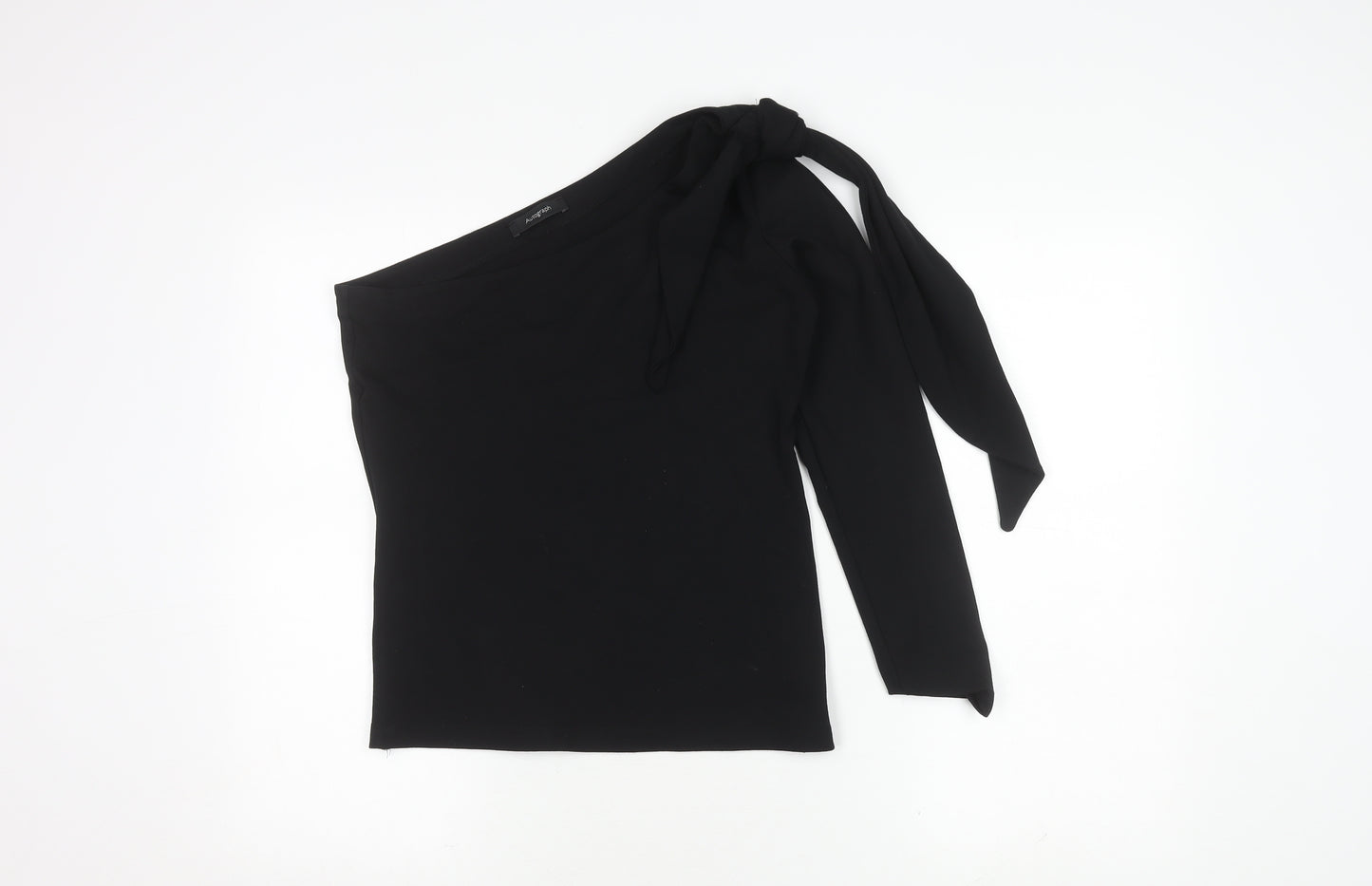 Marks and Spencer Women Black One Shoulder Top