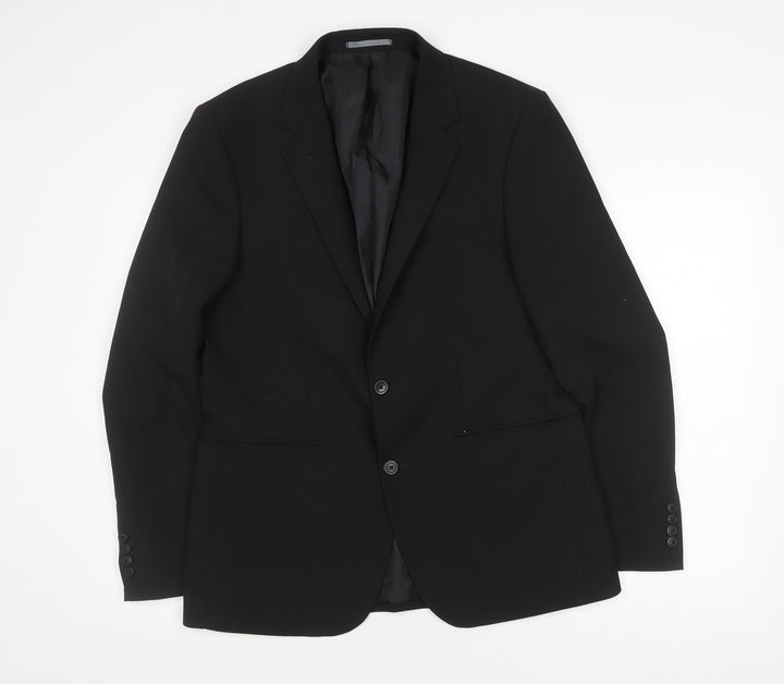 Burton Mens Black Slim Blazer - Size 42R