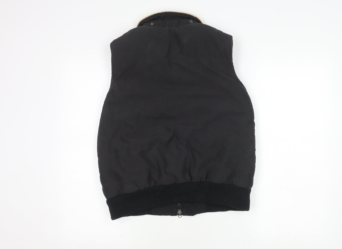 Dublin Unisex Black Waistcoat S with Zipped Pockets