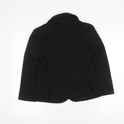 New Look Women's Black Blazer Size 10 Regular Fit