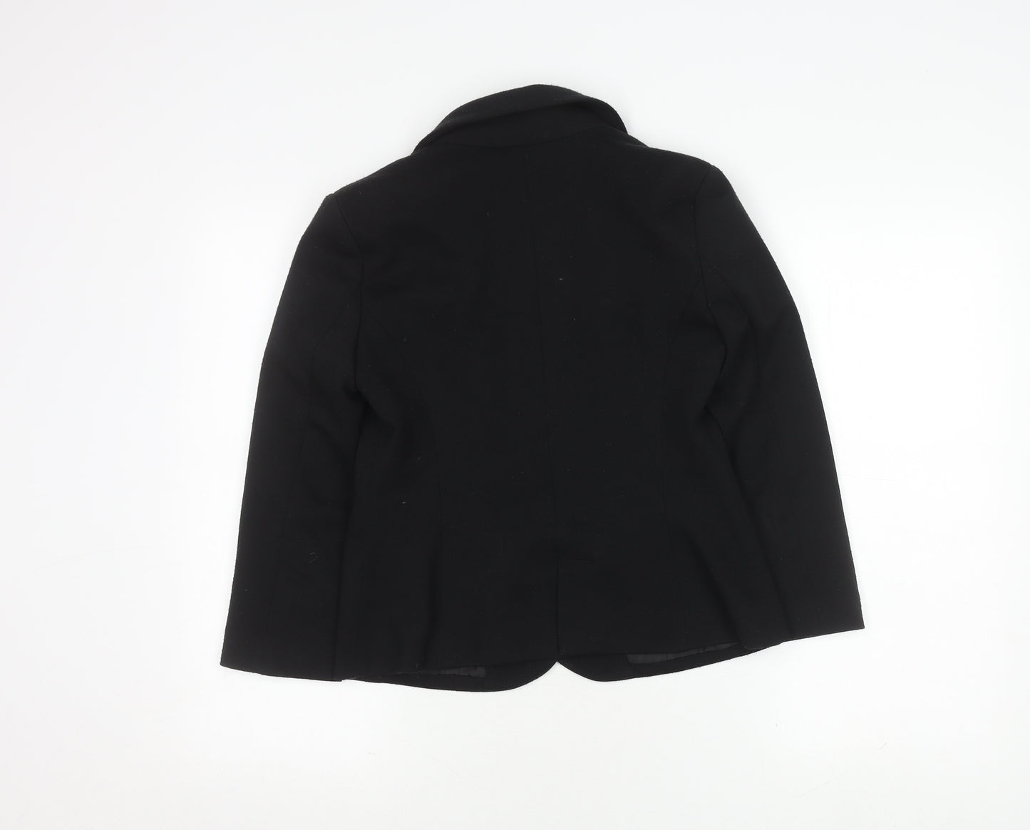 New Look Women's Black Blazer Size 10 Regular Fit