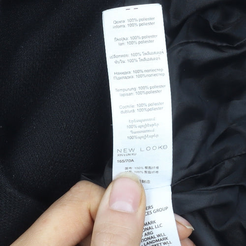 New Look Women's Black Blazer Size 10 Regular Fit