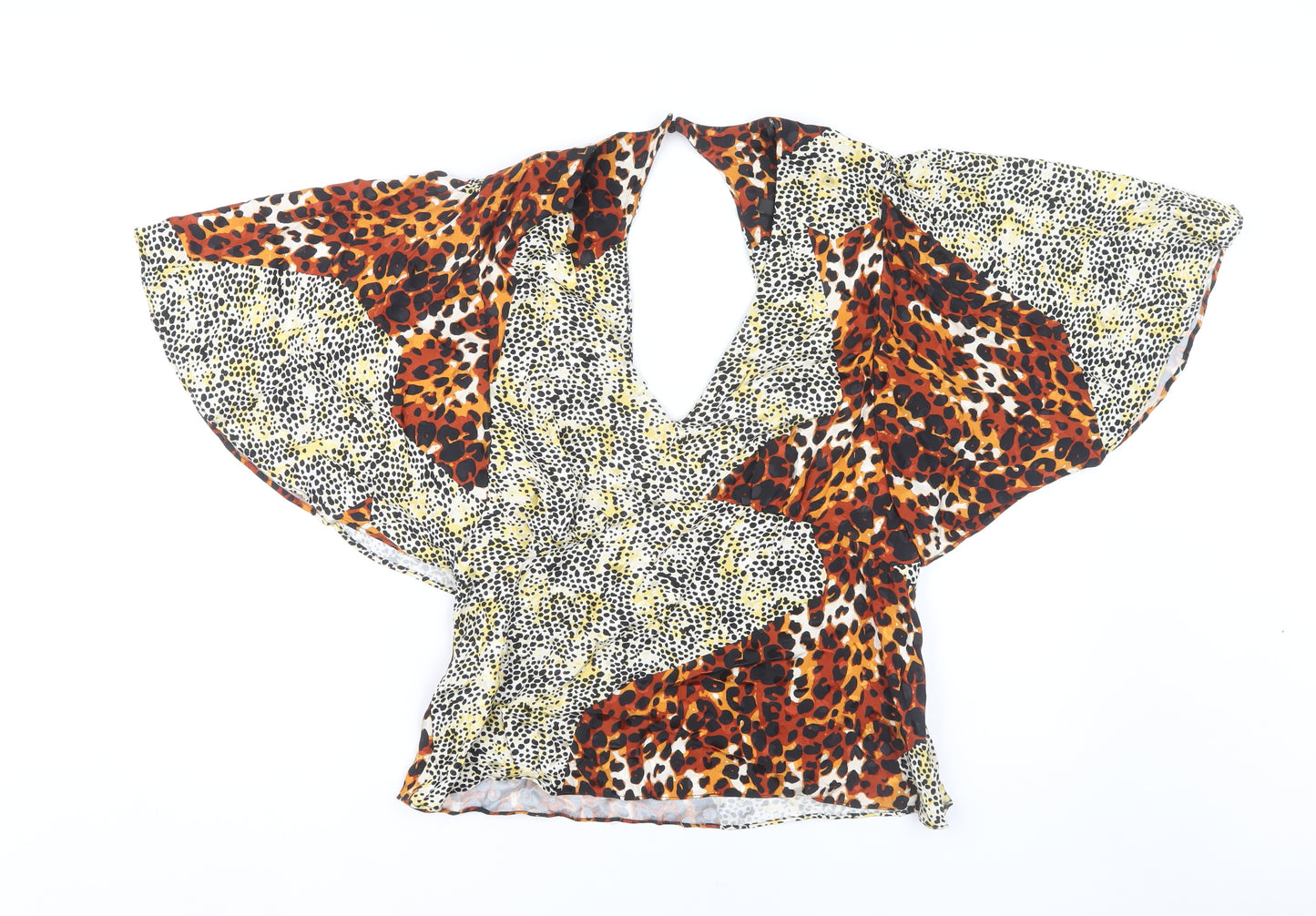 Next Women's Multicoloured Animal Print Blouse Size 16