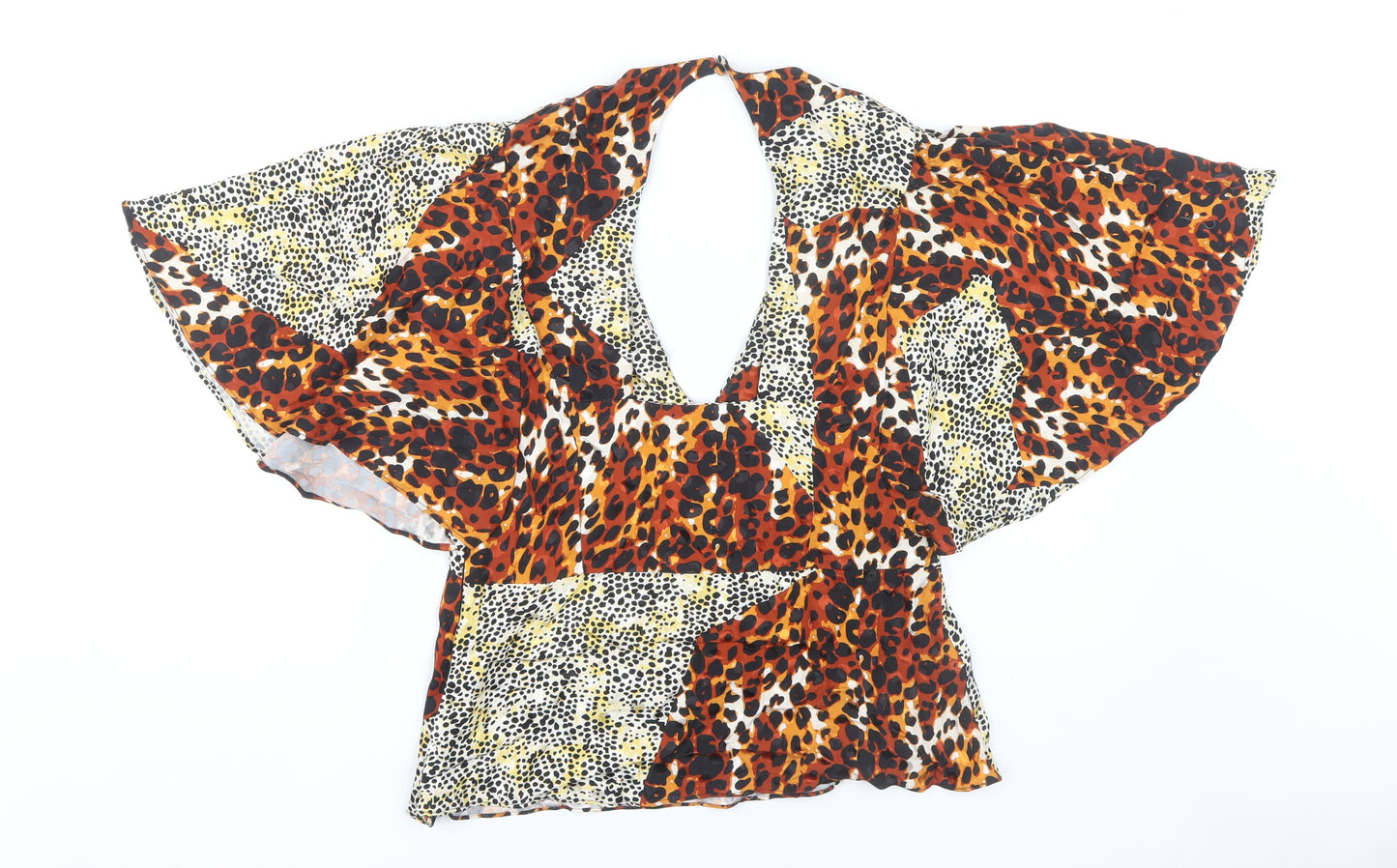 Next Women's Multicoloured Animal Print Blouse Size 16