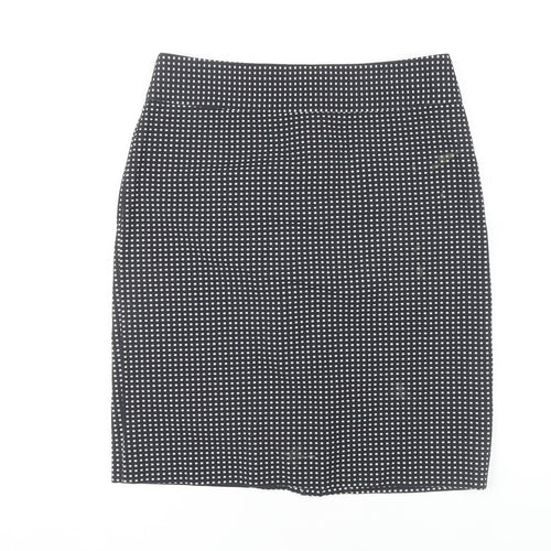 Banana Republic Women's Black Geometric Pencil Skirt Size 10