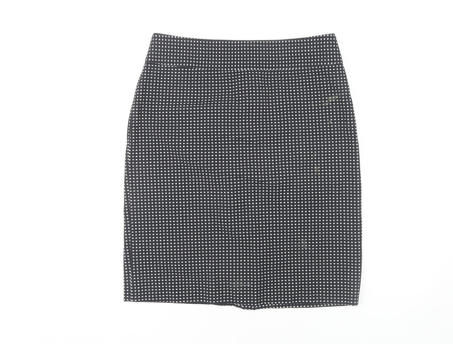Banana Republic Women's Black Geometric Pencil Skirt Size 10