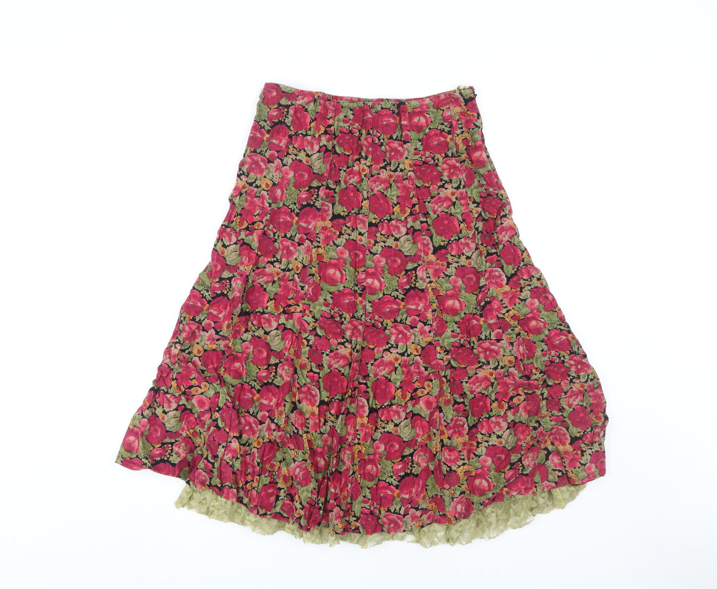 Marks and Spencer Women's Floral A-Line Skirt, Size 10