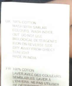 White Stuff Women's Blue Cotton Dress, Size 8