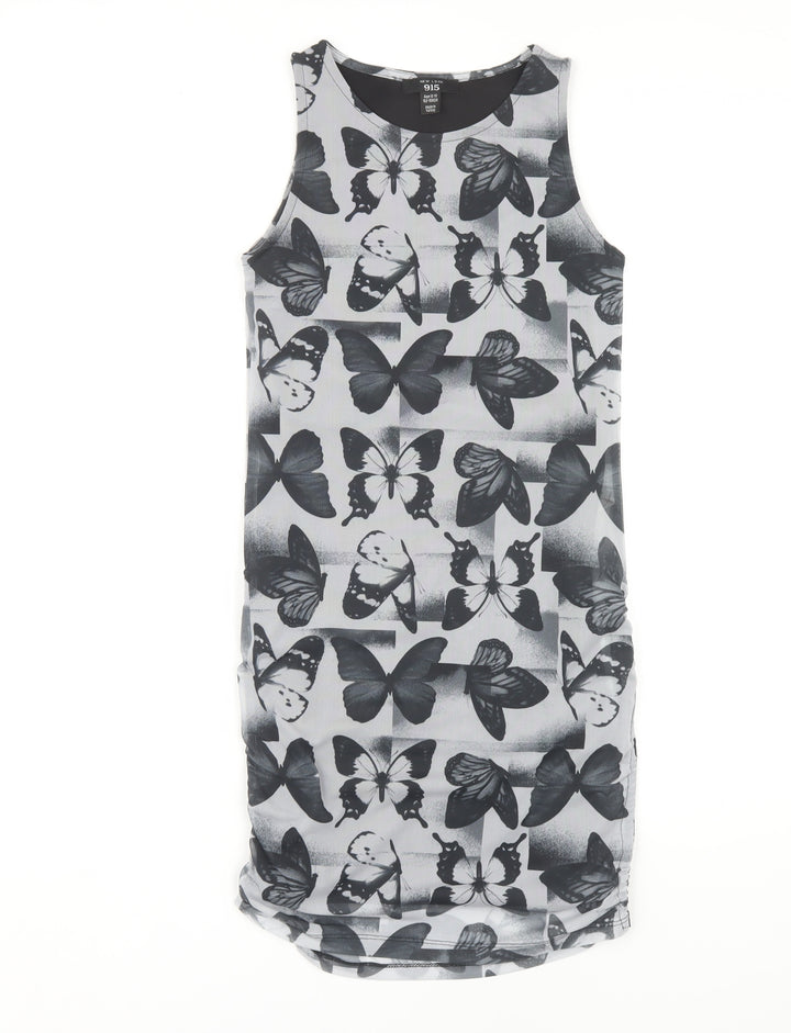 New Look Teens Multicoloured Butterfly Tank Dress 12-13