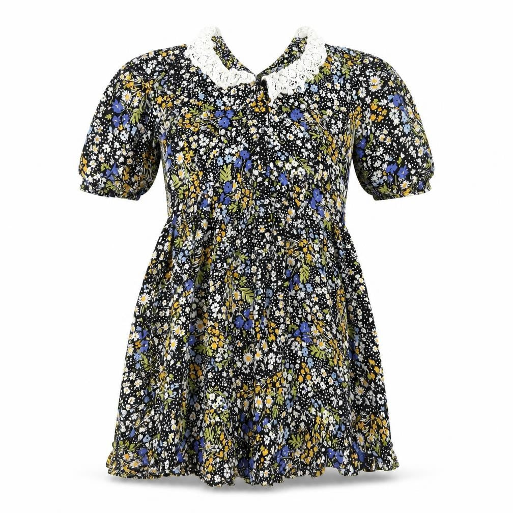 Front view of ASOS DESIGN Women's Multicoloured Floral Dress, size 10