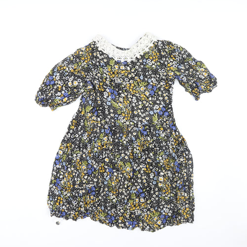 ASOS DESIGN Women's Multicoloured Floral Dress Size 10