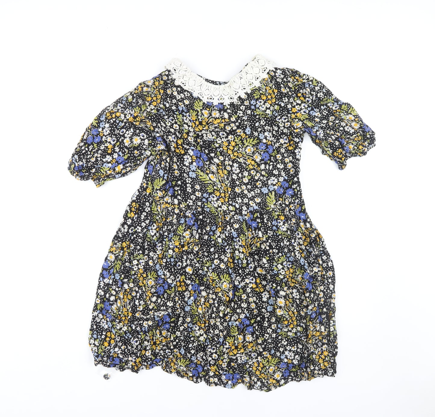 ASOS DESIGN Women's Multicoloured Floral Dress Size 10