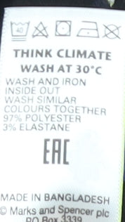 Marks and Spencer Women's Black Floral Kimono Blouse Size 14