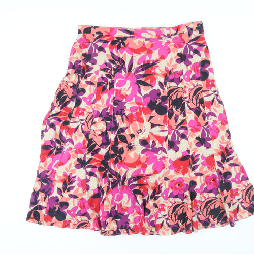 Marks and Spencer Women's Multicolour A-Line Skirt Size 16