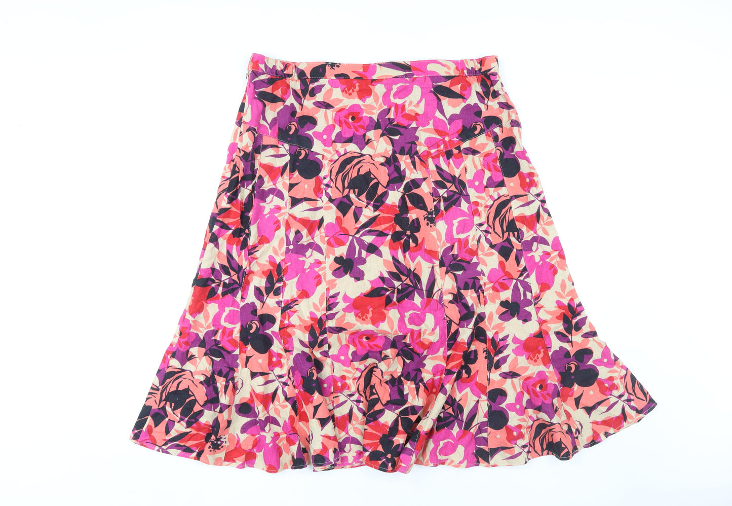 Marks and Spencer Women's Multicolour A-Line Skirt Size 16