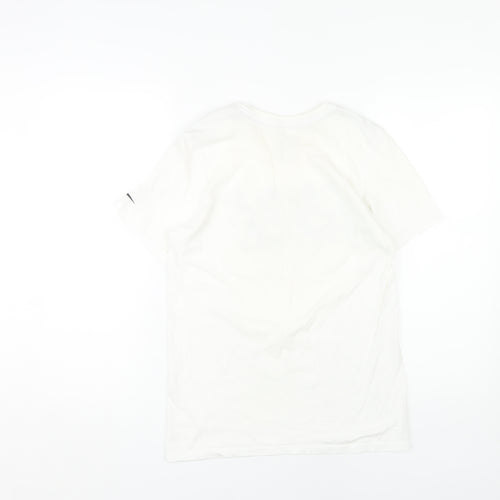 Nike Unisex White Athletic T-Shirt, Size S, Casual Sportswear