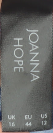 Joanna Hope Floral Blue Fit & Flare Dress, Size 16