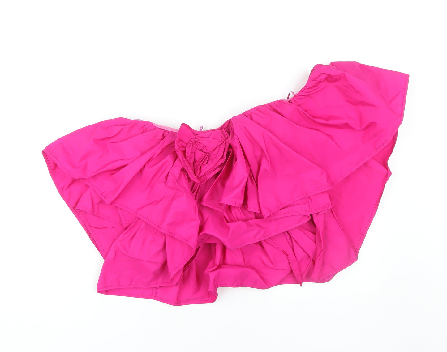 Zara Women's Pink Off Shoulder Flutter Top S