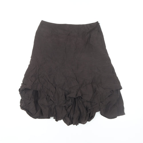 Principles Brown Women's Skirt, Size 8, Lined, Viscose Blend