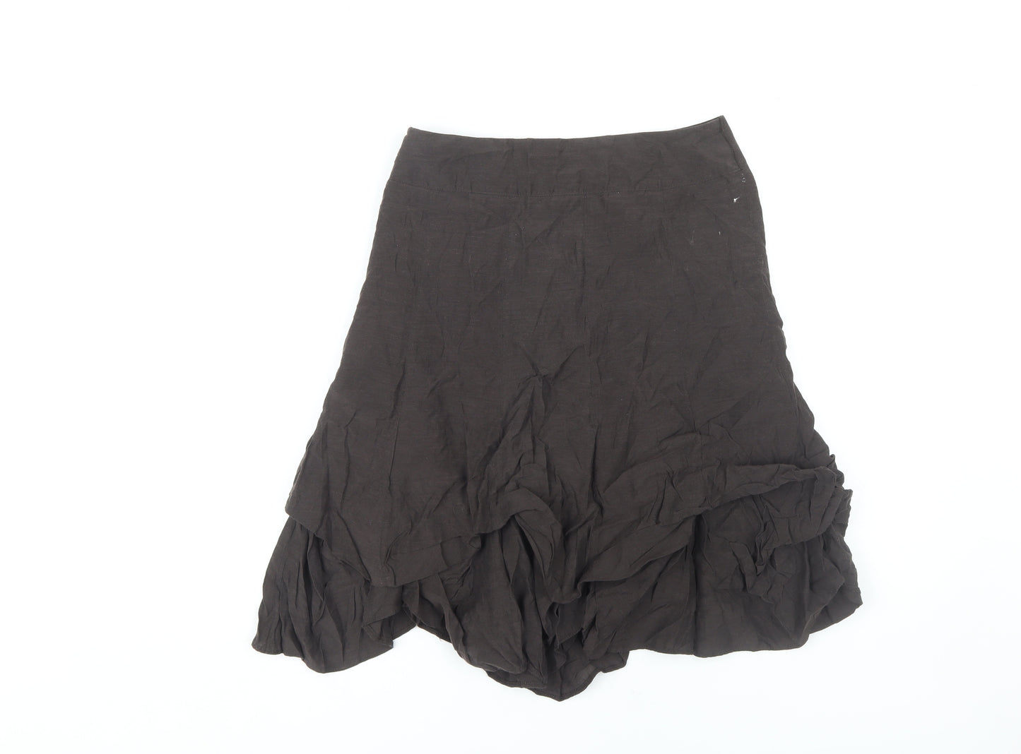 Principles Brown Women's Skirt, Size 8, Lined, Viscose Blend