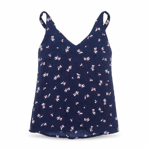 Joules Women's Blue Floral Camisole Tank Top Size 8