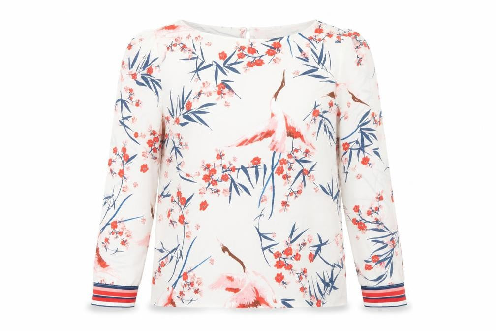 Front view of Wallis Women's Floral Blouse, Multicolour, size 12