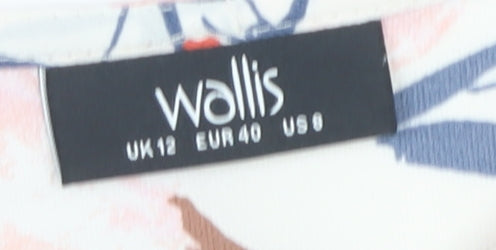 Wallis Women's Floral Blouse, Multicolour, Size 12
