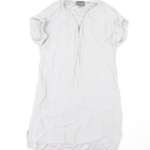 Phase Eight Women's Grey Dress Size 12 Short Sleeve