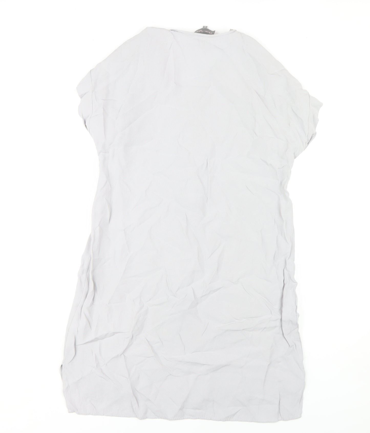 Phase Eight Women's Grey Dress Size 12 Short Sleeve