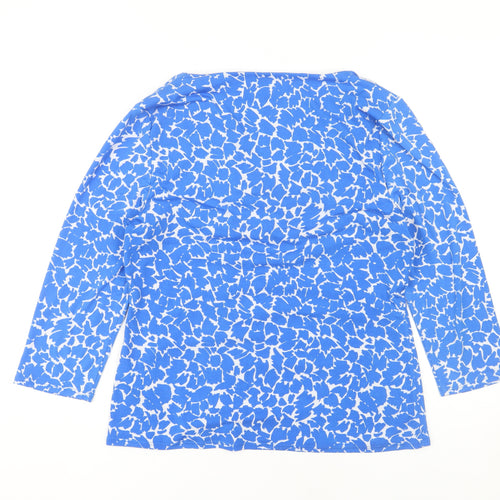 Jasper Conran Women's Blue 3/4 Sleeve Blouse Size 14