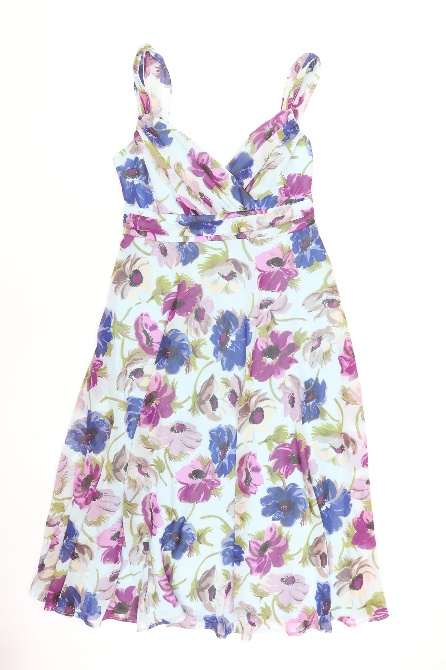 Début Women's Floral A-Line Midi Dress Size 10