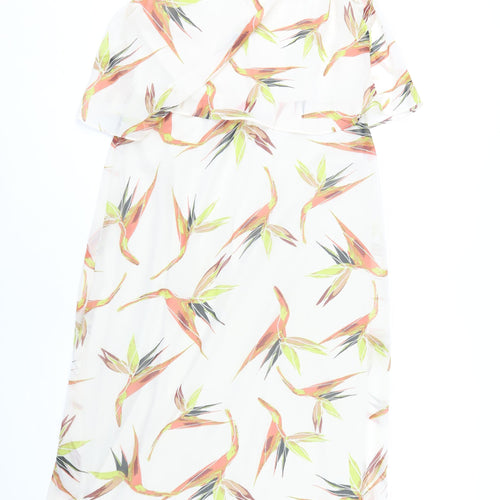 Marks and Spencer Women’s Ivory Floral Dress Size 12