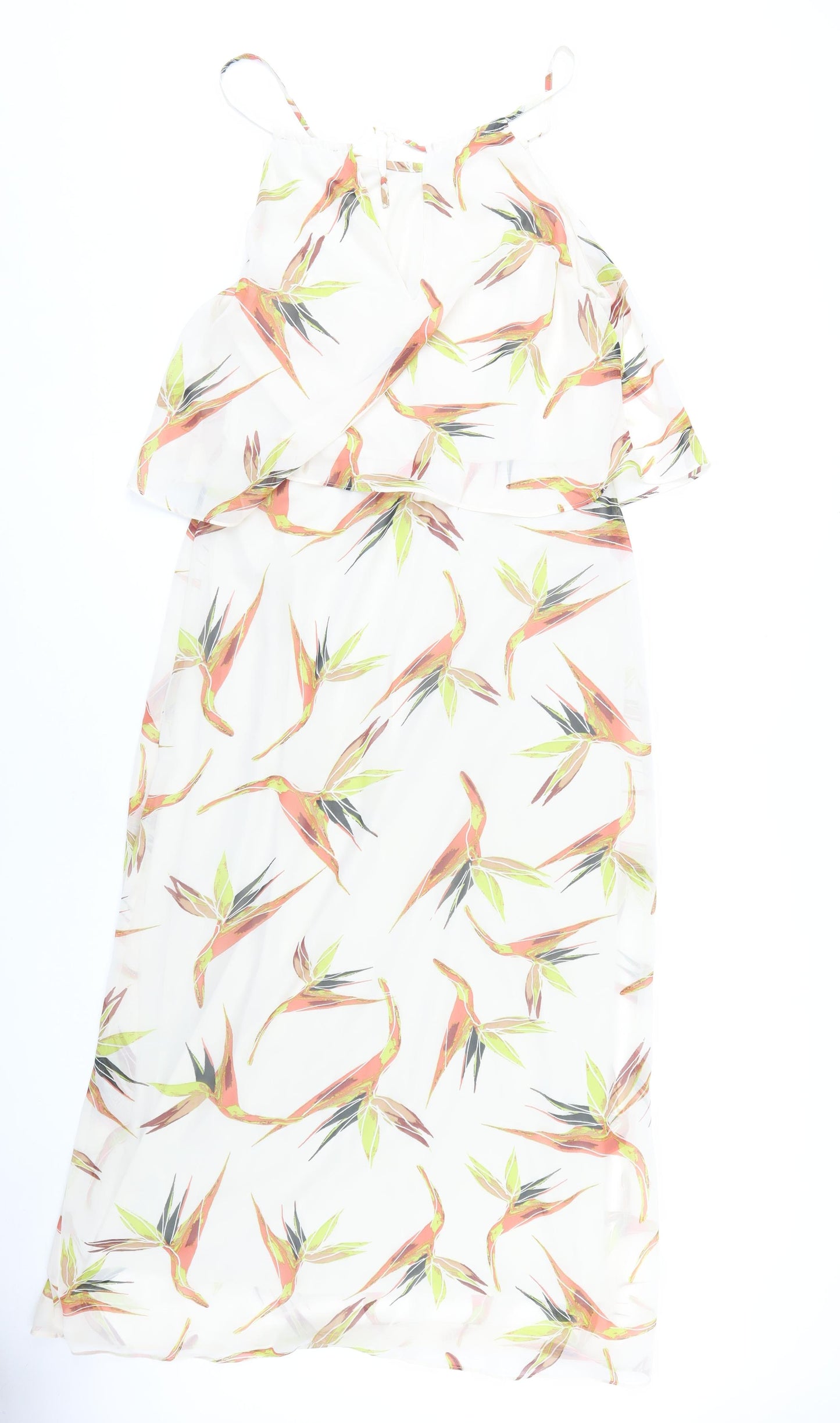 Marks and Spencer Women’s Ivory Floral Dress Size 12
