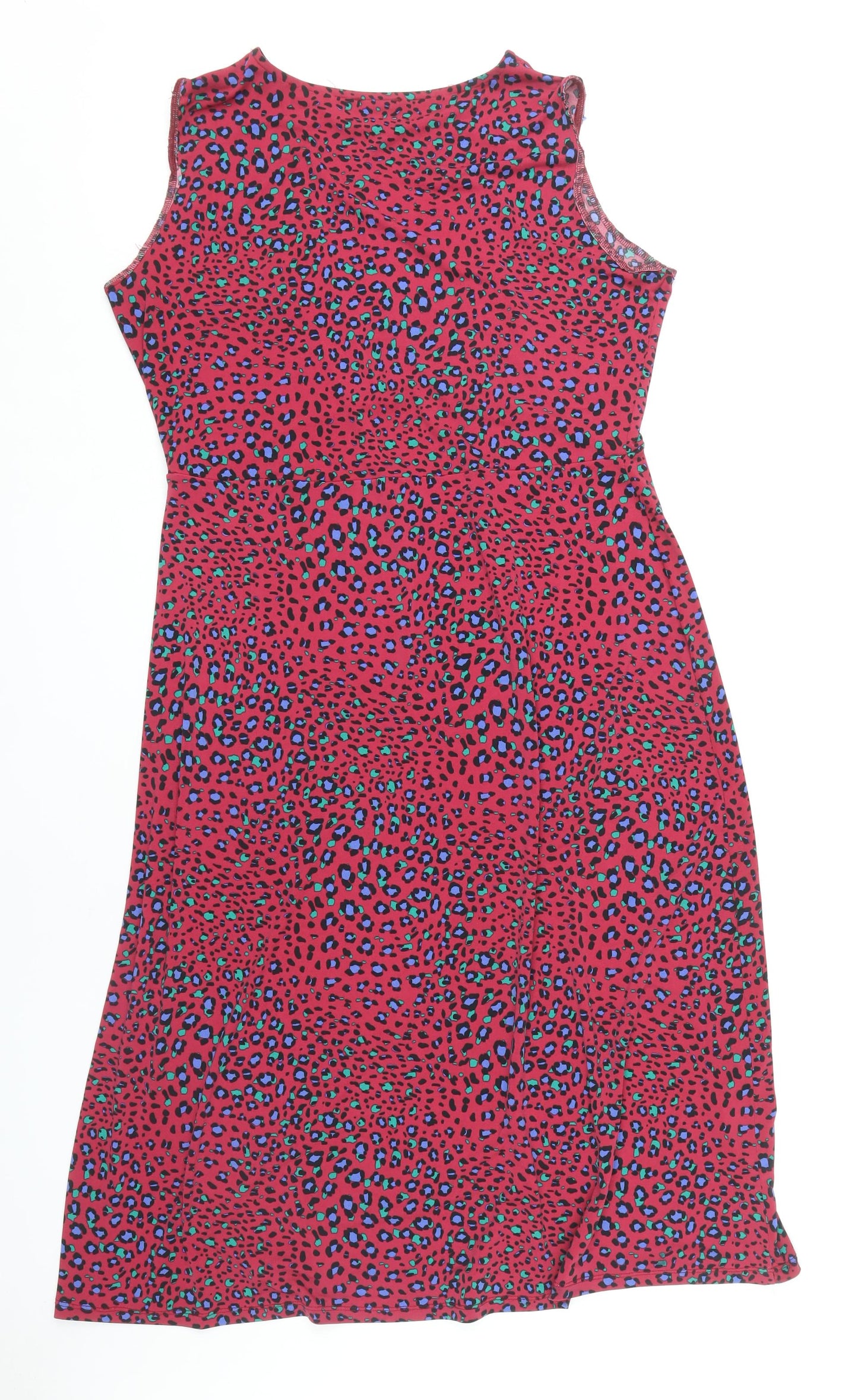 Roman Women’s Multicoloured Animal Print Dress, Size 16