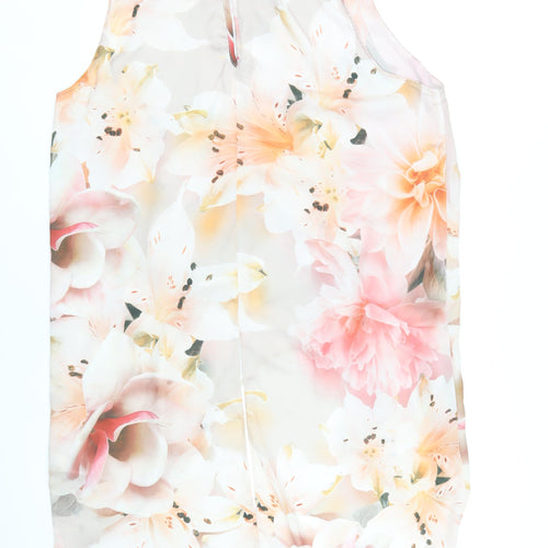 Wallis Women's Floral Tunic Blouse Size 20 Multicoloured