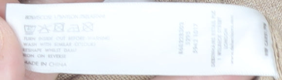 Jasper Conran Women's Beige Striped Pullover Jumper Size 14