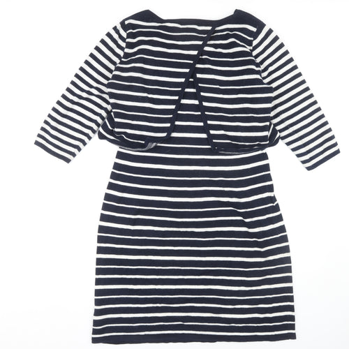 Marks and Spencer Women's Striped Dress - Size 14