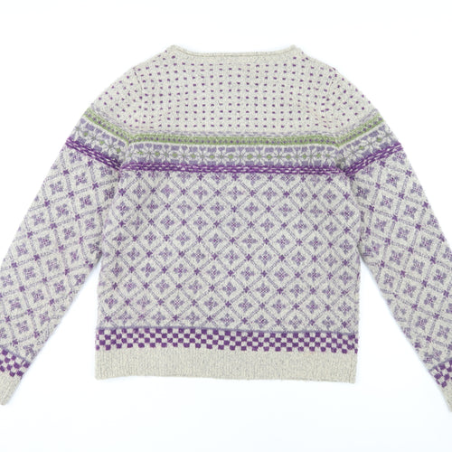 Weird Fish Women's Multicoloured Size 12 Pullover Jumper