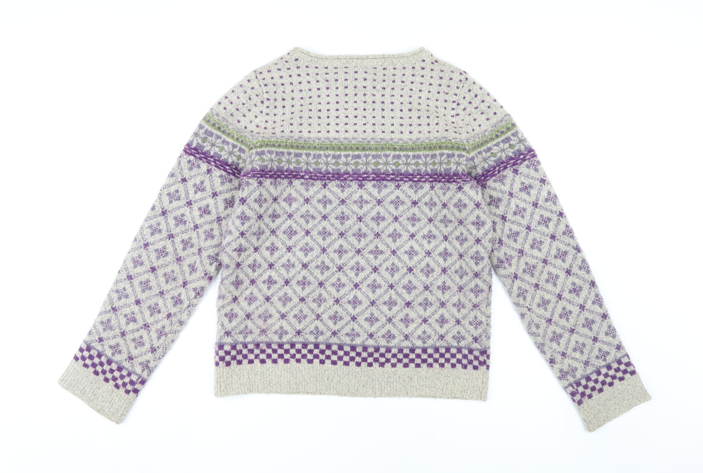 Weird Fish Women's Multicoloured Size 12 Pullover Jumper