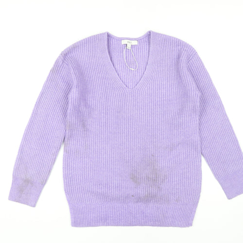Marks and Spencer Women's Purple Pullover Jumper S