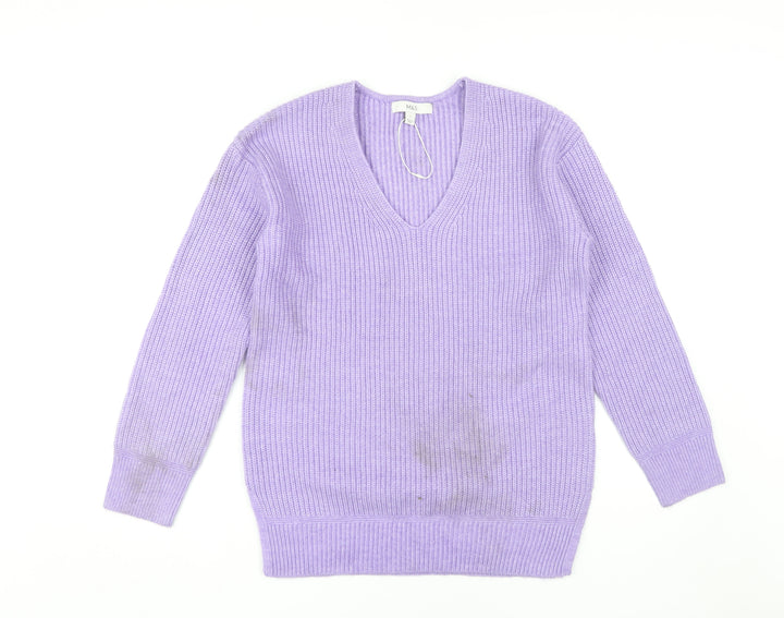 Marks and Spencer Women's Purple Pullover Jumper S
