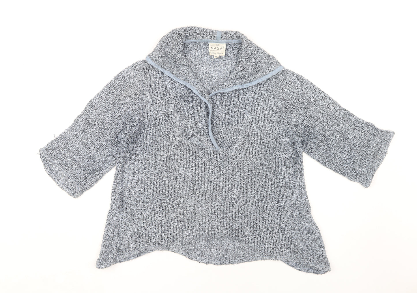 Masai Grey Open-Knit Jumper, Women, Size M